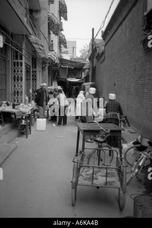 Muslimische Viertel XI Xian große alte Hauptstadt von China Shaanxi chinesische asiatische asiatische Asien Stockfoto