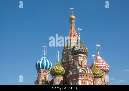 Basilius s Kathedrale in roter Platz Moskau Stockfoto