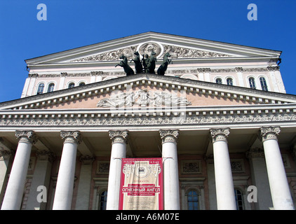 Das Bolschoi-Theater in Moskau Russland Stockfoto