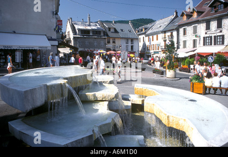 Die Alpenstadt des Villard de Lans in der Isère Region Rhône-Alpes-Frankreich Stockfoto