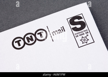 TNT Post-Service gekennzeichnet-letter Stockfoto