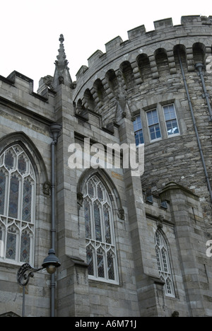 Rekord-Turm des Dublin Castle Stockfoto