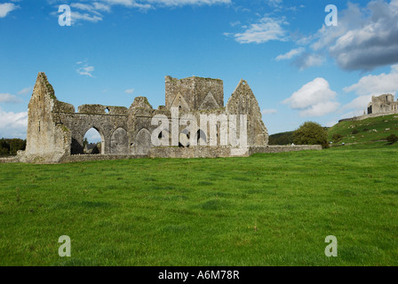 Kalkstein-Ruinen der Hore Abbey in Cashel County Tipperary Irland Stockfoto