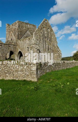 Kalkstein-Ruinen der Hore Abbey in Cashel County Tipperary Irland Stockfoto