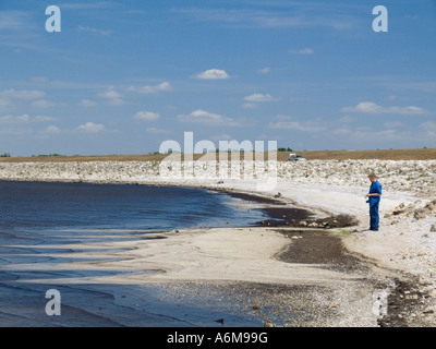 Lake Okeechobee niedrige Wasserstände Trockenheit ausgesetzt bank Hafen Mayaca 03 07 Stockfoto