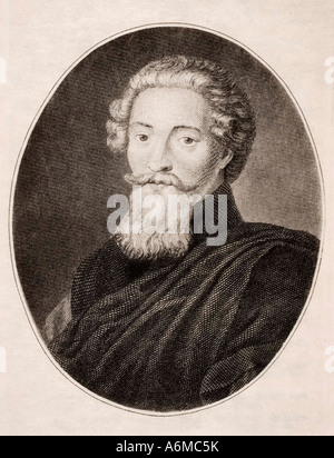 Francis Beaumont, 1584 -1616. Englischer Dramatiker und Dichter. Mitarbeiter von John Fletcher Stockfoto