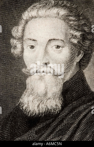 Francis Beaumont, 1584 -1616. Englischer Dramatiker und Dichter. Mitarbeiter von John Fletcher Stockfoto