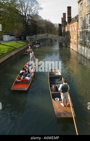 Mathematische Brücke Queens College Cambridge Cambridgeshire England England Europa Stockfoto