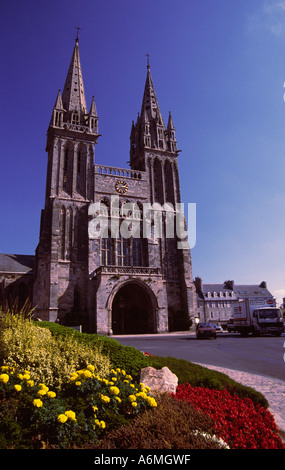 Kirche von St. Pol de Leon, Finistere, Bretagne, Frankreich. Stockfoto