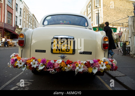 Ambassador Classic Auto Portobello Road, Notting Hill Gate, London, UK. Stockfoto