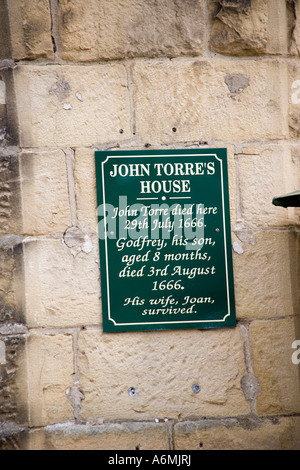 John Torres beherbergen jetzt eine Café, Eyam, Derbyshire, England Stockfoto