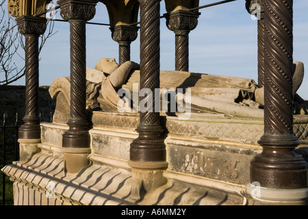 Das Denkmal zu Grace Darling in St. Aidan's Kirche, Bamburgh, Northumberland, England Stockfoto