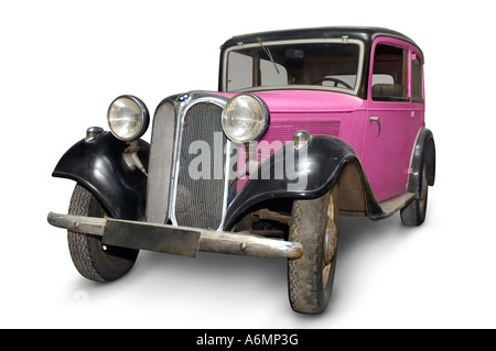 Lila BMW 303 Retro-Auto 1933 Stockfoto