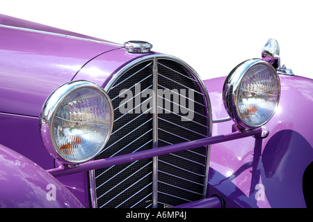 Lila Bugatti Typ 41 Royale Oldtimer 1927-1933 Stockfoto