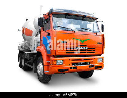 LKW KAMAZ 6520 russischen bereit zu mischen Stockfoto