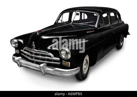 Lizenz verfügbar unter MaximImages.com – Black GAZ 12 ZIM 1955 Stockfoto