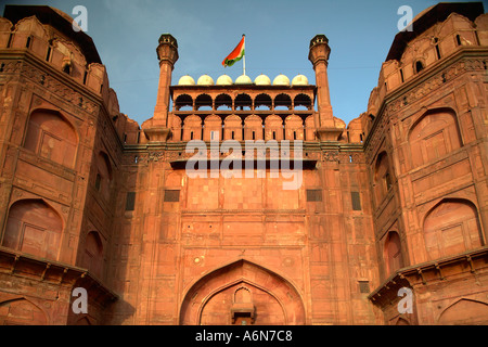 Rotes Fort 1648 AD Alt Delhi Indien Stockfoto
