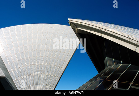 Opernhaus-Detail-Sydney-Australien Stockfoto