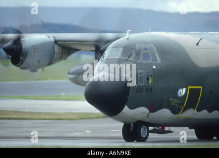 Lockheed C - 130H Hercules der Belgien Air Force.   GAV 2293-239 Stockfoto