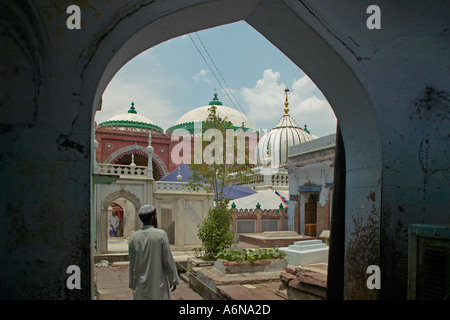 Grab des Hajrat Nizamuddin Delhi Indien Stockfoto