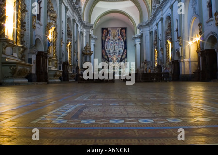 Reich verzierte Kirchenraum Stockfoto