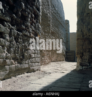 Reste von der Indus-Zivilisation archäologischen Stätte von Mohenjodaro UNESCO World Heritage Site Pakistan Asia Stockfoto