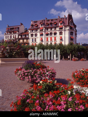 Frankreich Savoie Aix Les Bains Platz Mollard Stockfoto