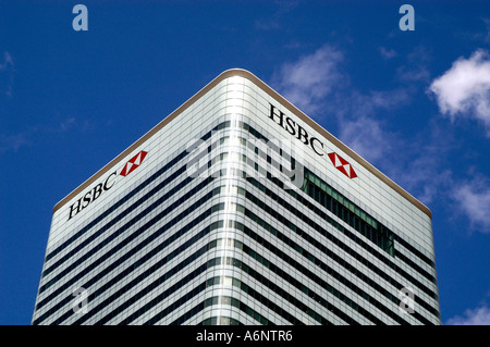 HSBC-Gebäude, Canary Wharf, Docklands, London, England UK Stockfoto