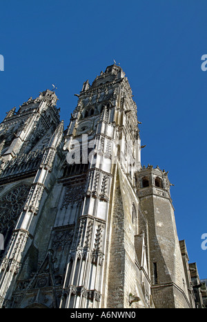 Kathedrale von Saint-Gatien in Tours, Frankreich Stockfoto