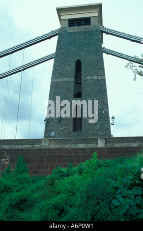 Clifton Suspension Bridge Tower Bristol UK Stockfoto