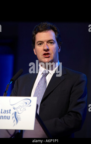 Schatzkanzler George Osborne MP Stockfoto