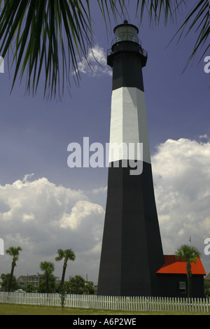 Tybee Island Lighthouse, Savannah Georgia USA Stockfoto