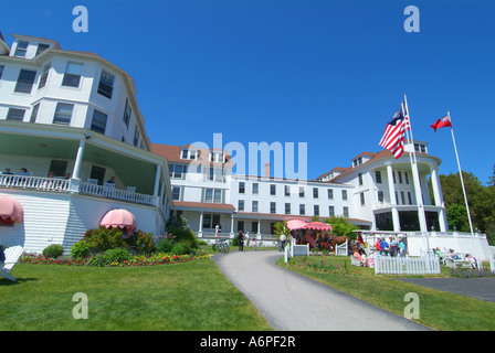 USA-Michigan MI Mackinac Island Hotel exterior Stockfoto