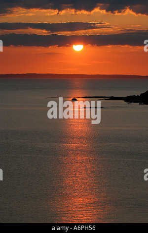 Isle of Mull Sonnenuntergang Stockfoto