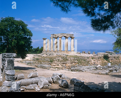 Antike Korinth griechischen Festland Hellas Stockfoto