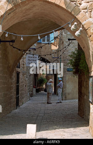 Straße der Altstadt von Jaffa. Tel Aviv, Israel. Stockfoto