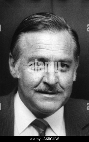 "Botha, Roelof Frederik"Pik", * 27.4.1932, südafrikanischer Politiker, (Nationalpartei), Porträt, 1980er Jahre, Minister für auswärtige Angelegenheiten der S Stockfoto