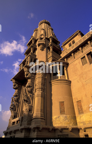 Afrika, Ägypten, Kairo, Heliopolis. Palast des Barons; ehemaliges Haus des Baron Empain, Entwickler von Heliopolis Stockfoto