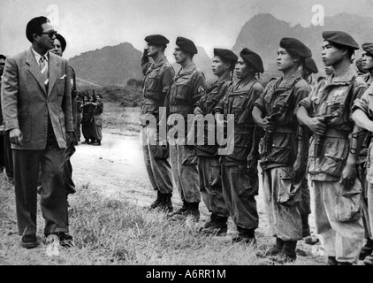 Bao Dai, 22.10.1913 - 31.7.1997, Kaiser von Vietnam 1926-1945, Staatsoberhaupt der Republik Vietnam 1949-1954, Besuch Stockfoto