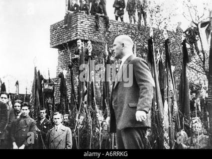 Thälmann Ernst 16 4 1886 28 8 1944 deutscher Politiker KPD Vorsitzender der kommunistischen Partei Deutschlands 1925 1933 Rede Stockfoto