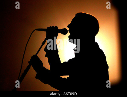 SÄNGER NEIL TENNANT VON DEN PET SHOP BOYS Stockfoto