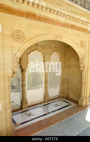 Vijay Vilas RoyalPalace in Mandvi, Gujarat, Indien Stockfoto