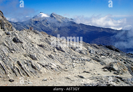 Berggipfel, die Anden Venezuela. Stockfoto
