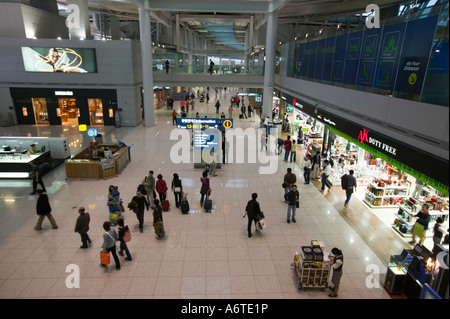 Incheon international Abfahrtszeiten in Seoul, Südkorea Stockfoto