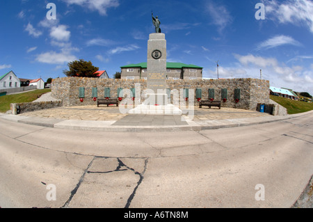 Die Liberation Monument zum Gedenken an die britischen Soldaten kämpften im Falklandkrieg 1982, Falkland-Inseln Stockfoto