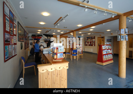 Innenministerium der Jetty Besucherinformation, Stanley, Hauptstadt der Falkland-Inseln, Süd-Atlantik Stockfoto