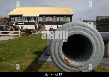 Falkland Inseln Museum, Holdfast Roaed, Stanley, Hauptstadt der Falkland-Inseln: Stockfoto