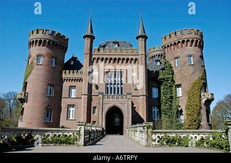 Schloss Moyland, Museum für moderne Kunst, Bedburg Hau, Kleve, Nordrhein-Westfalen, Deutschland Stockfoto