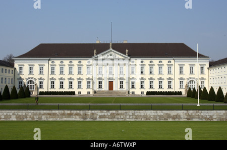 Schloss Bellevue - offizielle Homepage des deutschen Bundespräsidenten, Deutschland, Europa Stockfoto