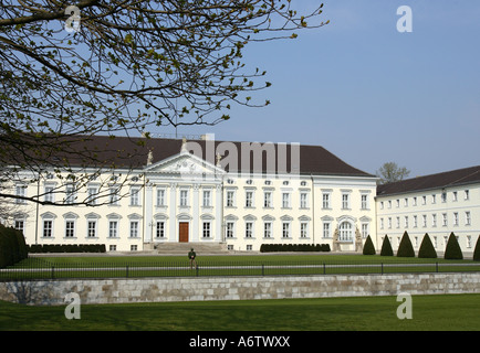 Schloss Bellevue - offizielle Homepage des deutschen Bundespräsidenten, Deutschland, Europa Stockfoto